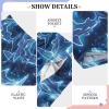 ALAZA Shark Neon Blue Pajama Pants Long Sleep Pant Pajama Bottoms Elastic Waist with Pockets 9-10 Years view 4
