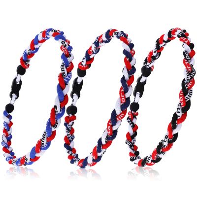 Dixlp Baseball Necklaces, 3 Pack, Fashion Tornado Design for Sports Fan Baseball Necklace, Great-Hit with Box, Baseball Theme Party Gifts