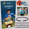 Dixlp Baseball Necklaces, 3 Pack, Fashion Tornado Design for Sports Fan Baseball Necklace, Great-Hit with Box, Baseball Theme Party Gifts view 3