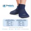 Doctor's Select Copper Compression Socks for Women and Men - 4 Pairs | Arch Support | Ankle Socks | Blue, Light Blue, Purple, Pink view 2