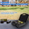 Hand Gun Case for Pistols with 2 TSA Padlocks, Water-Resistant Hard Plastic Case Handgun Cases Lockable with Pick N Pluck Foam 12.8 x 10 x 3.2 Inches, TSA Approved Firearm Travel Gun Case Revolver view 4