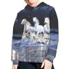 WELLFLYHOM Wild Horse Shirt Fashion Hoodies for Girls 14-16 Kids Boy Graphic Sweatshirt Long Sleeve Hoodie with Front Pocket Fall Outfits Athletic Hooded Sweater Shirts Workout Jumpers view 2