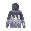 WELLFLYHOM Wild Horse Shirt Fashion Hoodies for Girls 14-16 Kids Boy Graphic Sweatshirt Long Sleeve Hoodie with Front Pocket Fall Outfits Athletic Hooded Sweater Shirts Workout Jumpers view 3