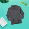 Betadog Boys Girls Turtleneck Tops Long Sleeve Kids Solid Thermal T Shirts Basic Warm Top Shirts (Dark Gray, 2-3 Years) view 2
