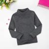 Betadog Boys Girls Turtleneck Tops Long Sleeve Kids Solid Thermal T Shirts Basic Warm Top Shirts (Dark Gray, 2-3 Years) view 3
