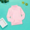 Betadog Boys Girls Turtleneck Tops Long Sleeve Kids Solid Thermal T Shirts Basic Warm Top Shirts 28 (Pink, 2-3 Years) view 2