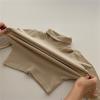 Betadog Boys & Girls Infant & Toddler Long Sleeve Turtleneck T-Shirt Baby Boys' Turtleneck Long (Khaki, 6-7 Years) view 2