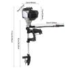 Liffshsy 52cc 5.5 HP Outboard Motor, 4 Stroke Engine Air Cooling Heavy Duty Fishing Boat Engine Gas Boat Motor for Small Boats Under 8.2ft (Height Within 21.7 in) view 2