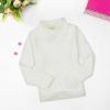Betadog Boys Girls Turtleneck Tops Long Sleeve Kids Solid Thermal T Shirts Basic Warm Top Shirts 28 (White, 6-7 Years) view 3