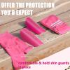 Soccer Shin Guards Toddler and Kids, Shin Pads Set with Shin Sleeves and Long Soccer Socks for Age 2-4 Boys and Girls, Lightweight Soccer Equipment (Rose Red, S) view 2