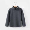 Betadog Girls Boys Long Sleeve Crewneck T-Shirt Tee Toddler Turtleneck Cotton Basic Warm Tops (Dark Gray, 5-6 Years) view 3