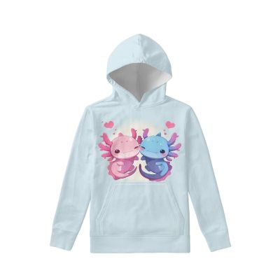 WELLFLYHOM Axolotl Graphic Sweatshirt 14-16 Girls Cute Hoodies Long Sleeve Shirt Athletic Fall Outfits Novelty Pullover Hoodie Workout Sport Hooded Sweater Shirts Activewear Jumpers