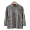 Betadog Boys Girls Thermal Tops Kids Winter Undershirt Stripe Turtleneck Baselayer Long Sleeve T (Blue, 7-8 Years) view 2