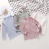 Betadog Little & Big Kids Soft Cotton Long Sleeve Mock Turtleneck Shirts Newborn Clothes (Blue, 12-18 Months) view 3