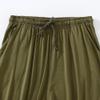 Men's Plus Size Pajama Shorts Soft Comfortable Breathable Lounge Shorts Casual Loose Drawstring Sleep Shorts (Green,4X-Large) view 3