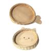 XANHOY For Creative Cartoon Animal Fruit Basket Hand Woven Rattan Round Serving Tray Food Storage Plate Candy Snack Bread Organ view 3