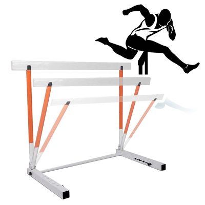 CMYUN Obstacle Hurdle Foldable for School Gym, Soccer Speed Agility Hurdles Portable, Adjustable Track & Field Hurdles, Sport Training Equipment