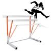 CMYUN Obstacle Hurdle Foldable for School Gym, Soccer Speed Agility Hurdles Portable, Adjustable Track & Field Hurdles, Sport Training Equipment view 1