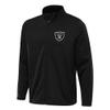Antigua Men's Black Las Vegas Raiders Links 2 Full-Zip Golf Jacket view 1