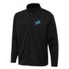 Antigua Men's Black Detroit Lions Links 2 Full-Zip Golf Jacket view 1