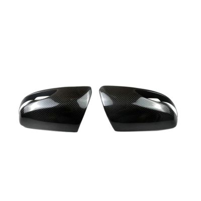 1 Pair Rearview Mirror Cover Carbon Fiber Side Rear View Mirror Cover Caps Compatible For Hyundai Genesis Rohens Coupe 2008-2016
