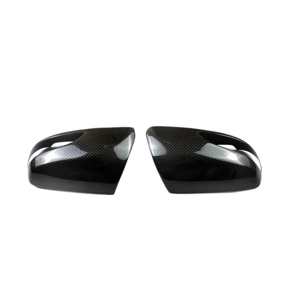 1 Pair Rearview Mirror Cover Carbon Fiber Side Rear View Mirror Cover Caps Compatible For Hyundai Genesis Rohens Coupe 2008-2016
