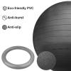 YXCUSAM Fitness Ball Chair, Portable Home Yoga Ball Chair with Inflatable Stable Base, Suitable for Adults/Pregnant Women (55cm) view 4