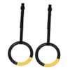 Parliky 1pair Gymnastic Rings for Home Fitness Indoor Exercise Equipment Durable Straps for Pull up Bar Enhance Strength Stability for All Heights Workout Styles view 1