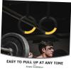 Parliky 1pair Gymnastic Rings for Home Fitness Indoor Exercise Equipment Durable Straps for Pull up Bar Enhance Strength Stability for All Heights Workout Styles view 2