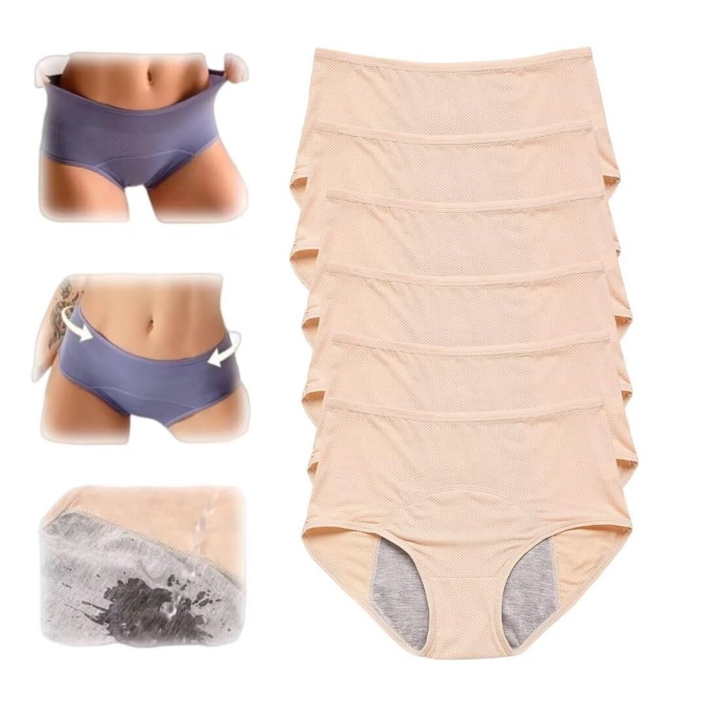Anomocia Ladies Underwear Plus Size Panties for Women 6Pcs