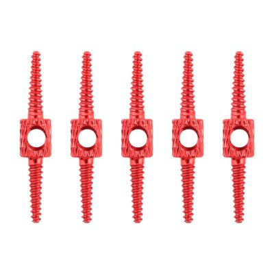 kowaku 5Pcs Bicycle Brake Shifting Cable Housing Repair Adapter,Sturdy Supplies Longevity Convenient Tool Internal Cable Routing, Red