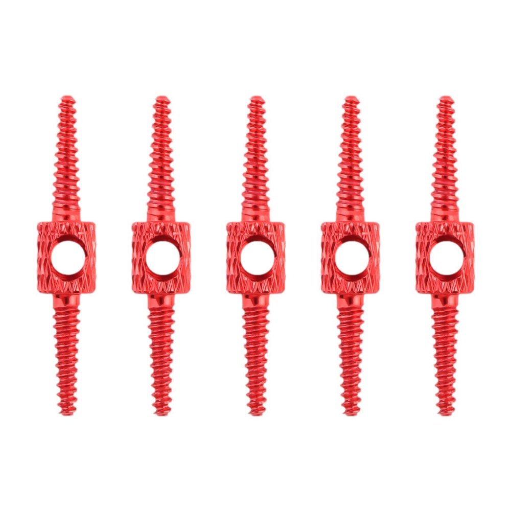 kowaku 5Pcs Bicycle Brake Shifting Cable Housing Repair Adapter,Sturdy Supplies Longevity Convenient Tool Internal Cable Routing, Red