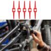 kowaku 5Pcs Bicycle Brake Shifting Cable Housing Repair Adapter,Sturdy Supplies Longevity Convenient Tool Internal Cable Routing, Red view 2