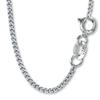 925 Sterling Silver Solid Curb Cuban Link Chain Necklace for Men and Women - Thick 1.5mm, 3mm - Classic Unisex Design (1.5mm, Length 20 Inches) view 1