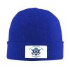 Flag of The United States Coast Guard Beanie Hat for Men Women Winter Warm Knit Hats Ski Hat Skull Cap Blue view 2