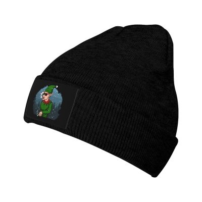 MULIHU Cool and Strange People Beanie Hat for Men Women Winter Warm Knit Hats Ski Hat Skull Cap Black