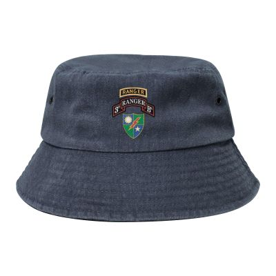 3rd Battalion 75th Ranger Regiment with Ranger Bucket Hat Beach Sun Hats Cowboy Denim Fisherman Hats for Men