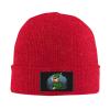 MULIHU Cool and Strange People Beanie Hat for Men Women Winter Warm Knit Hats Ski Hat Skull Cap Red view 2