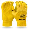 Rawlings | Adult Workhorse Baseball Batting Gloves | Yellow/Black | XLRG view 1