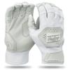 Rawlings | Youth Workhorse Baseball Batting Gloves | White/White | XLRG view 1