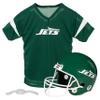Franklin Sports New York Jets Kids Football Helmet + Jersey Set - NFL Youth Football Uniform Costume - Helmet, Jersey + Chin Strap Included - Youth Medium view 1