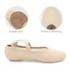 So Danca Stretch Canvas Split Sole Ballet Shoes for Adults, Women, Men (Light Pink, US Footwear Size System, Adult, Women, Numeric, X-Narrow, 6.5) view 3