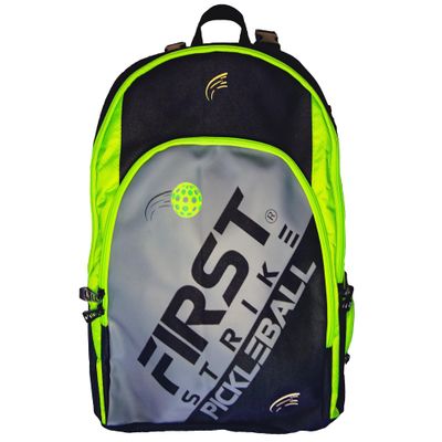 Pickleball Bag - Green - Carry All Your Sports Equipment, 7 Pockets, Adjustable Straps, Padded Shoulders & Back, Lightweight