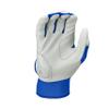 Rawlings | Adult Workhorse Baseball Batting Gloves | White/Royal | LRG view 3