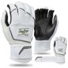 Rawlings | Womens Workhorse OKC with Compression Strap Fastpitch Batting Gloves | Charcoal/White | MED view 1