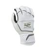 Rawlings | Womens Workhorse OKC with Compression Strap Fastpitch Batting Gloves | Charcoal/White | MED view 2