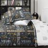 FOCO Vegas Golden Knights NHL Team Color Bed in a Bag Comforter Bedding 5 Piece Set - Twin view 4