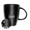 Rico Industries NBA Basketball San Antonio Spurs Sunburst 18oz Laser Engraved Ceramic Lustre Mug view 1