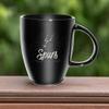Rico Industries NBA Basketball San Antonio Spurs Sunburst 18oz Laser Engraved Ceramic Lustre Mug view 4