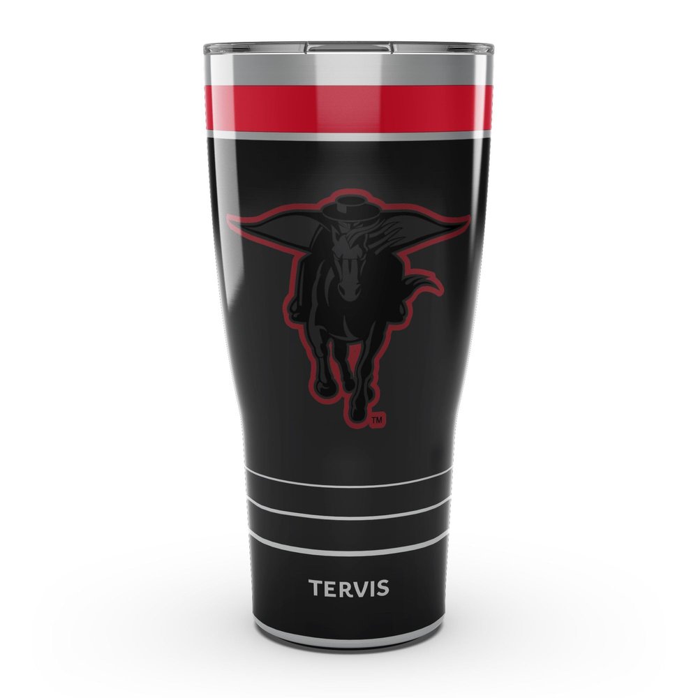 Tervis Traveler Texas Tech Red Raiders - Night Game Triple Insulated Tumbler Travel Cup Keeps Drinks Cold & Hot, 30oz, Stainless Steel